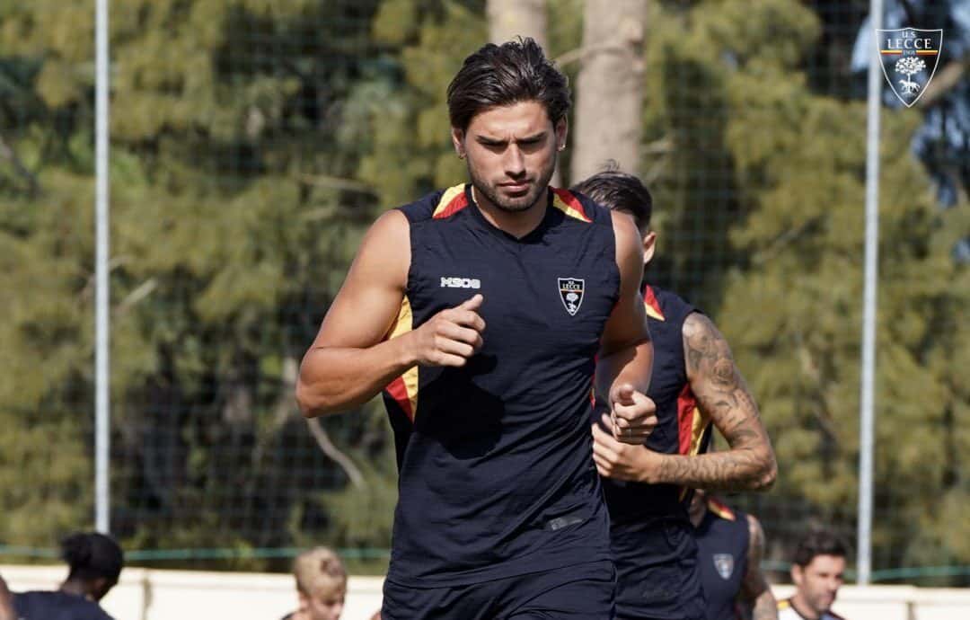 Santiago Pierotti, attaccante del Lecce(© US Lecce)