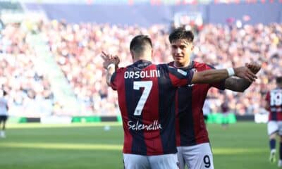 Riccardo Orsolini e Santiago Castro (© Bologna FC 1909)
