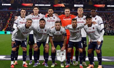 L'undici di Aston Villa-Bologna (© Bologna FC 1909)