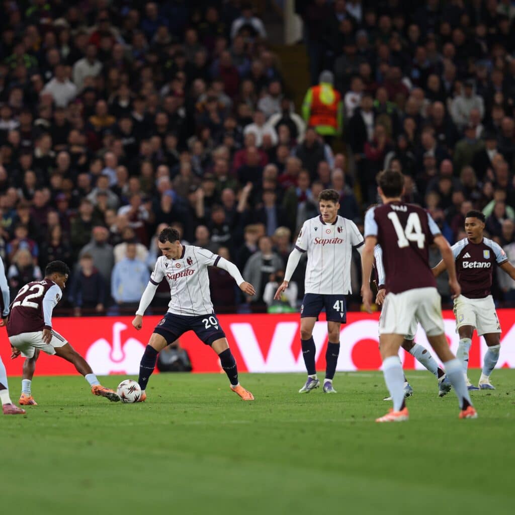 Nadir Zortea e Martin Vitik (© Bologna FC 1909)