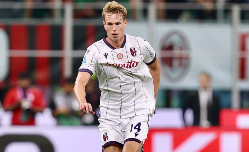 Torbjørn Heggem in Milan-Bologna (©Bologna FC 1909)