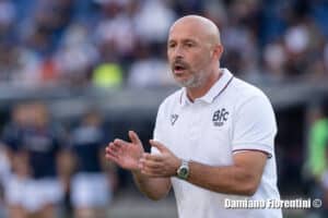 Vincenzo Italiano durante Bologna-Como