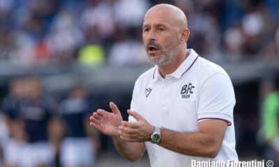 Vincenzo Italiano durante Bologna-Como