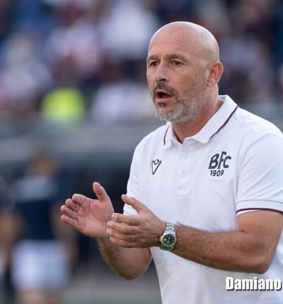 Vincenzo Italiano durante Bologna-Como