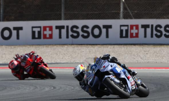 Alex Marquez in pista a Barcellona (© Red Bull Content Pool)