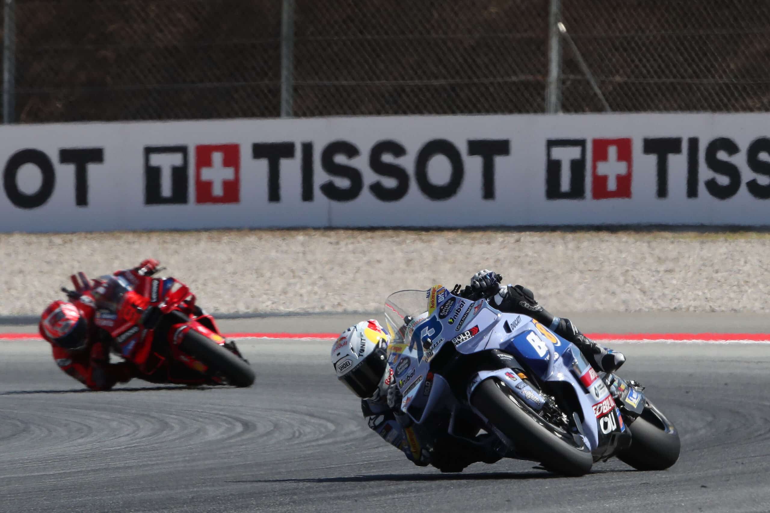 Alex Marquez in pista a Barcellona (© Red Bull Content Pool)