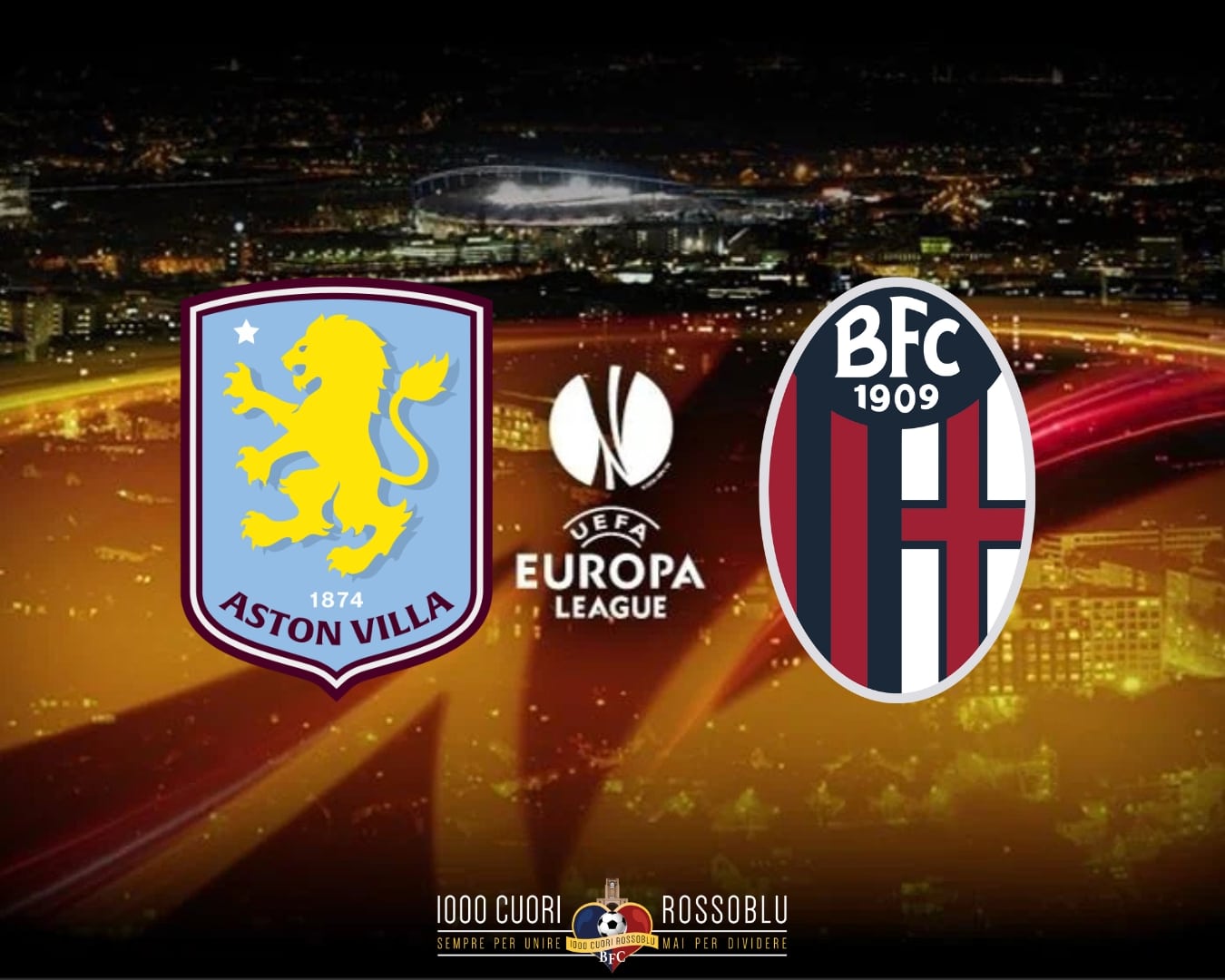 Aston Villa-Bologna (© 1000 Cuori Rossoblù)