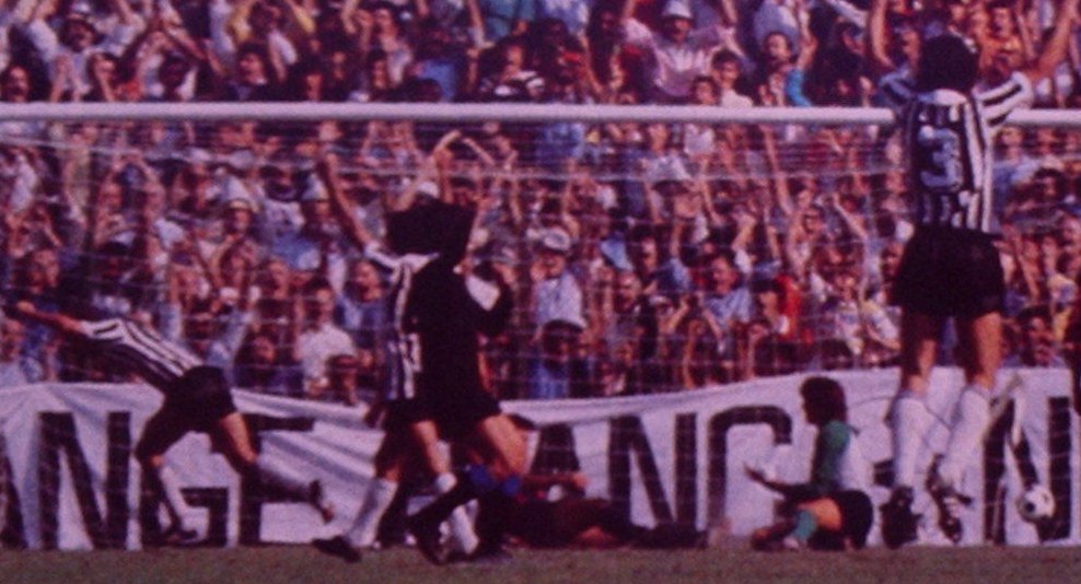 Una rete del Fanfulla in Fanfulla-Bologna 1983-84