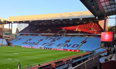 Il Villa Park, dove si è giocato Aston Villa-Bologna (@1000Cuorirossoblù)