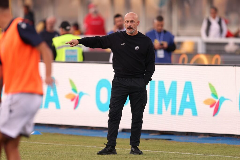 Vincenzo Italiano durante Lecce-Bologna