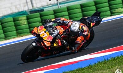Pedro Acosta nei test MotoGP di Misano 2025 (© Marco Montrone)