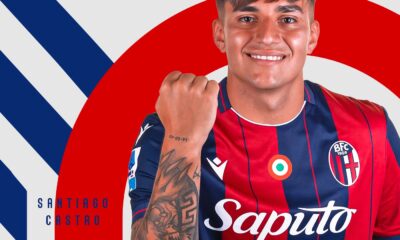 Gli auguri del Bologna a Santiago Castro (© Bologna FC 1909)