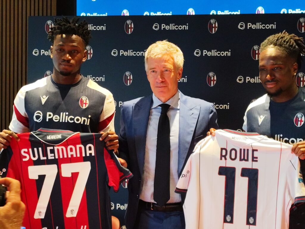 Rowe e Sulamana con Fenucci