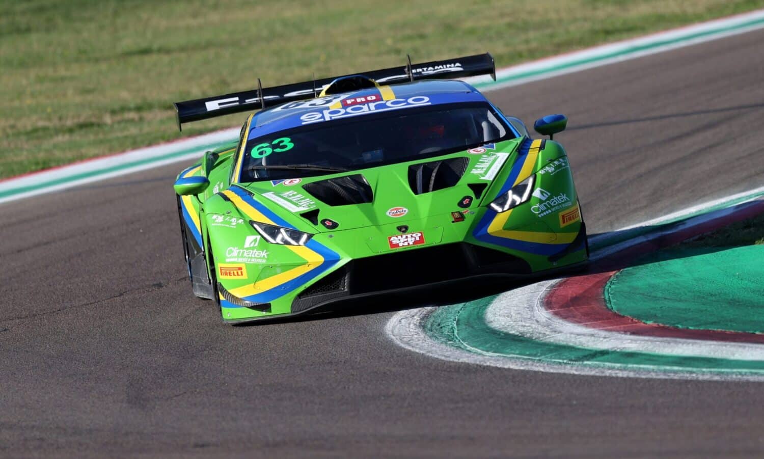 Lamborghini VSR #63 vincitrice di Gara 2 del GT Italiano Sprint a Imola