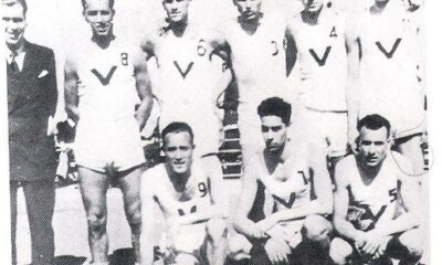 Virtus Pallacanestro Quattordicesima puntata. La Virtus nelle qualificazioni di Reggio Emilia. Dondi Dall'Orologio, Girotti, Vannini, Marinelli, Bersani, Faccioli, Calza, Rapini, Cherubini.