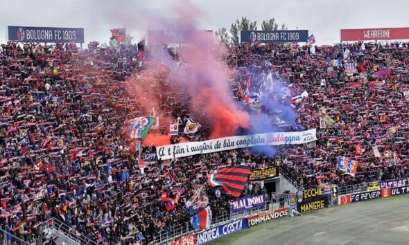 La festa della Bulgarelli pre Bologna-Pisa crediti 1000cuorirossoblù