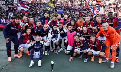 Il Bologna festeggia la vittoria contro il Pisa (© Bologna FC 1909)