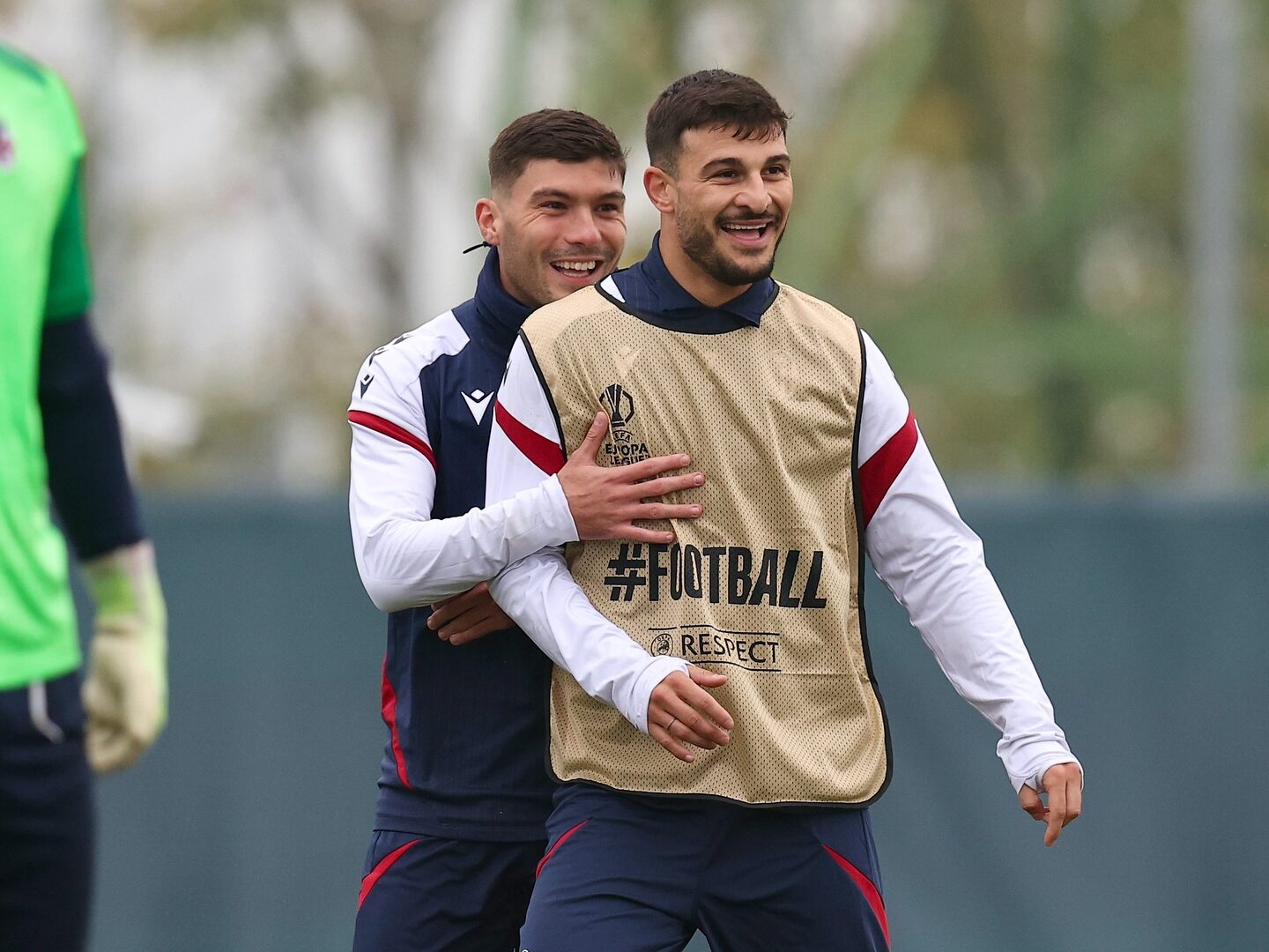 Orsolini e Cambiaghi in allenamento prima di Fiorentina-Bologna (© Bologna FC 1909)