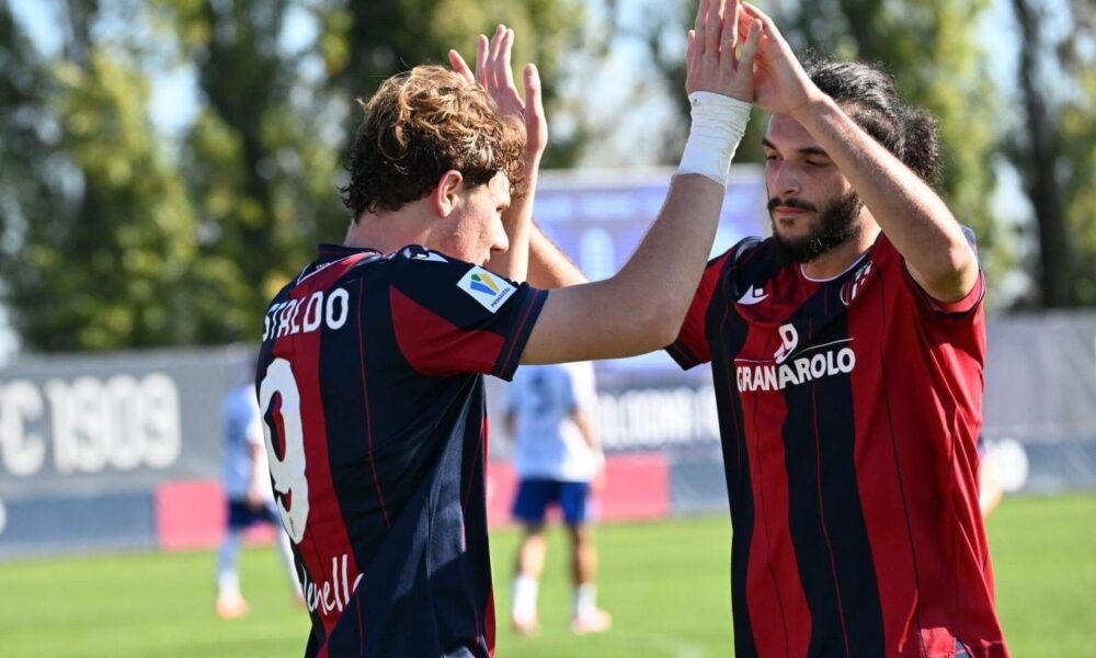 Il Bologna Primavera batte il Como in Coppa Italia (© Bologna FC 1909 -costruzione dal basso)