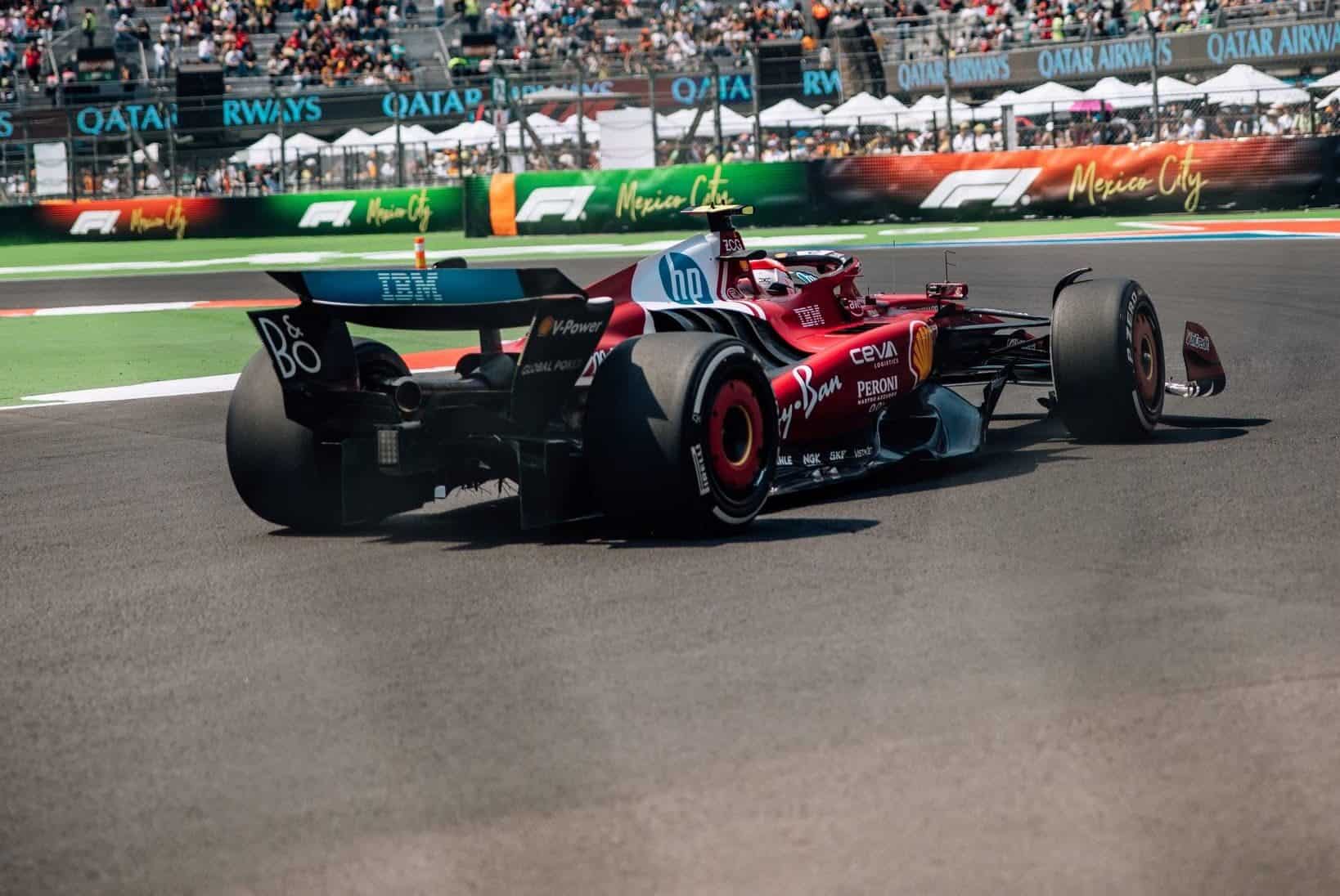 Charles Leclerc in Messico