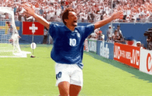 Roberto Baggio, il Bologna in Nazionale (© 1000cuorirossoblù)