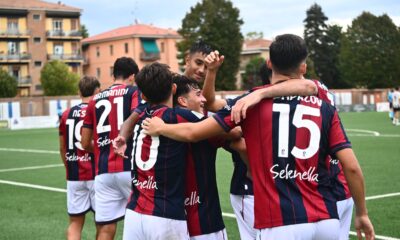 Esultanza Bologna Primavera (© Bologna FC 1909)