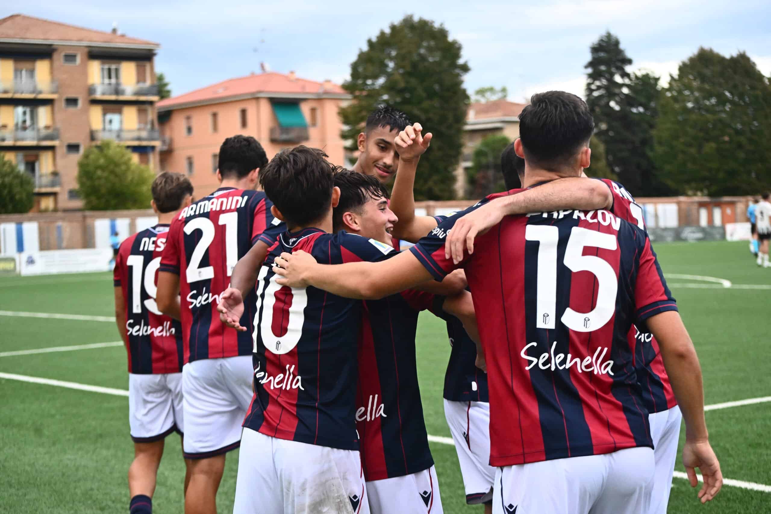 Esultanza Bologna Primavera (© Bologna FC 1909)