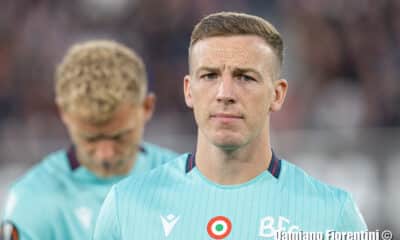 Lewis Ferguson, durante la partita Bologna-Friburgo (@Damiano Fiorentini)