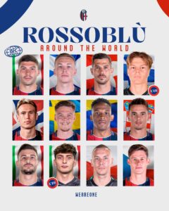 I calciatori del Bologna convocati in Nazionale (@Bologna FC)