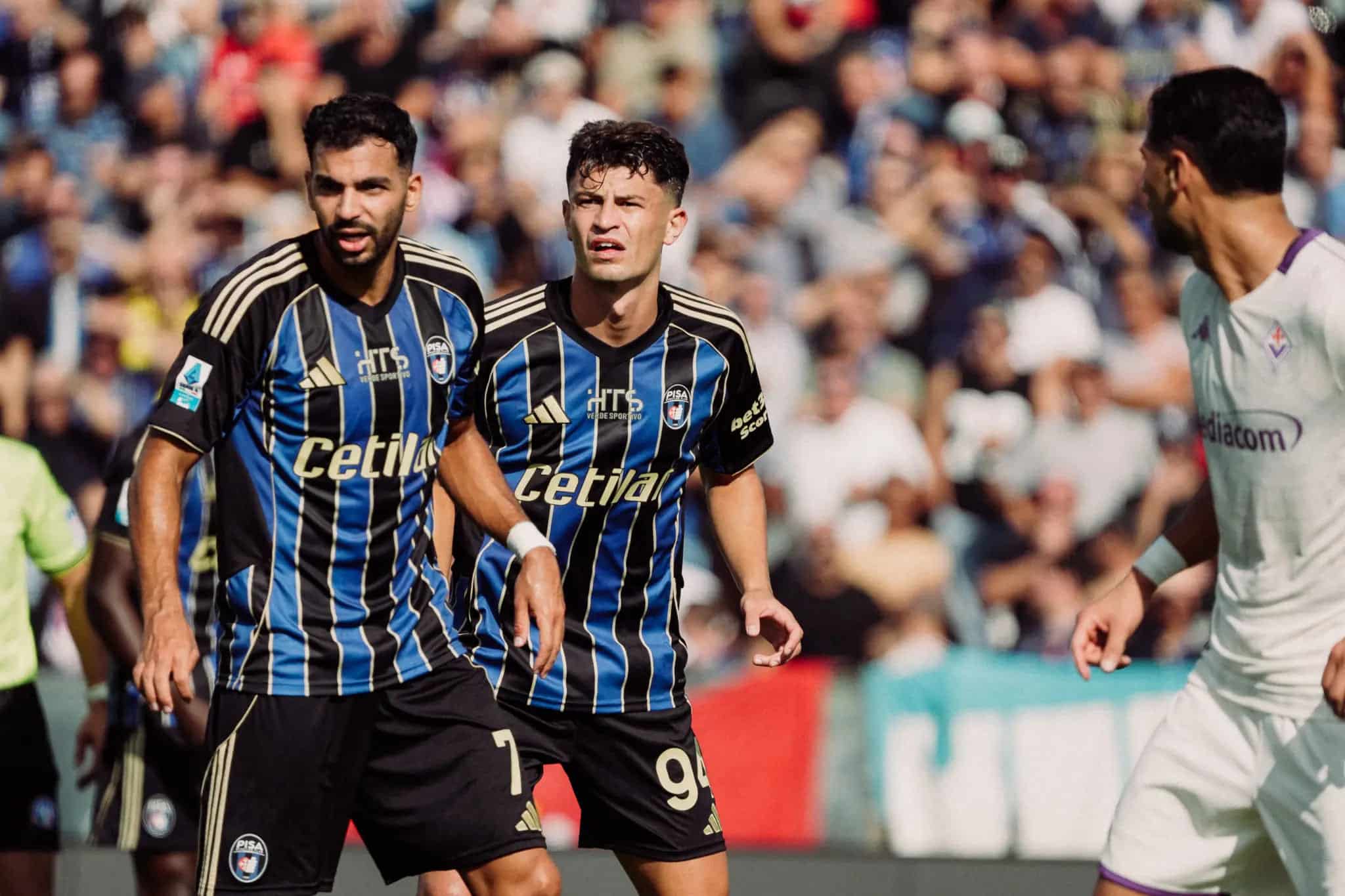 Mehdi Leris e Giovanni Bonfanti (© Pisa SC)