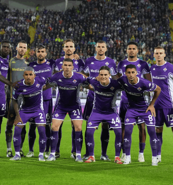 La formazione titolare della Fiorentina contro il Napoli (© ACF Fiorentina)