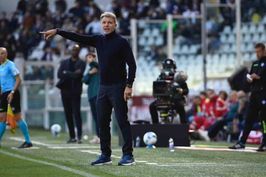 Marco Baroni sulla panchina del Torino (© Torino FC)