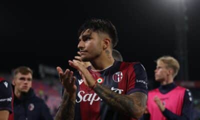 Santiago Castro, centravanti del Bologna dopo la sfida col Torino (© Bologna FC 1909)