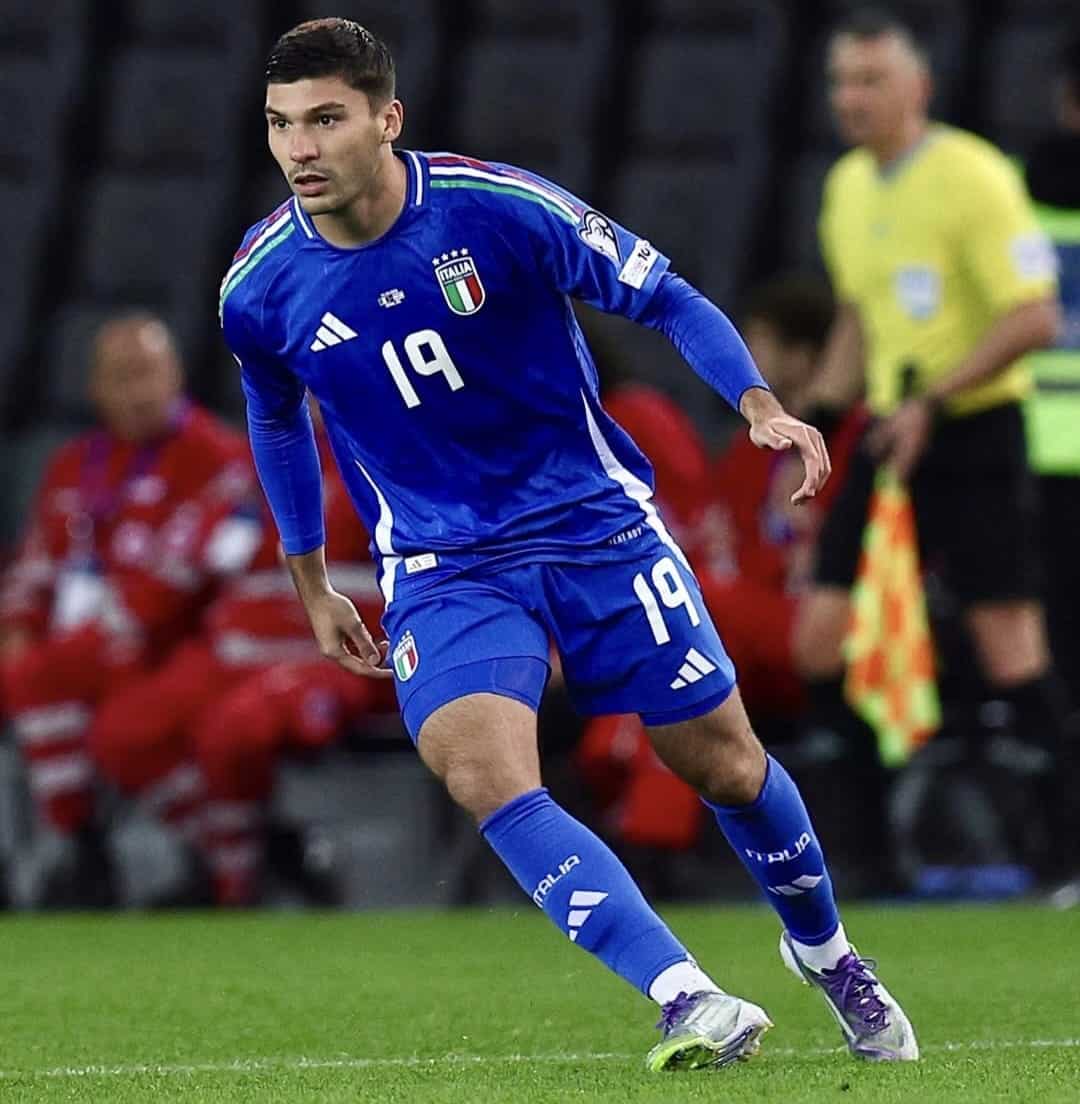 Il rossoblù Nicolò Cambiaghi con l'Italia (©Bologna FC 1909)