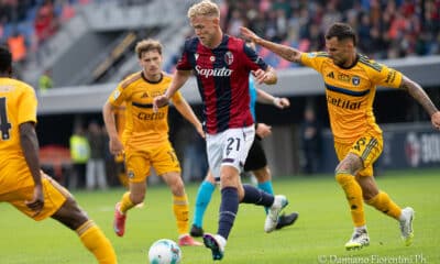 Jens Odgaard, uno dei quattro frombolieri del 4 a 0 sul Pisa (@Damiano Fiorentini)