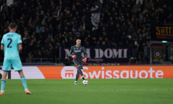 Lukasz Skorupski in Bologna-Friburgo (© Bologna FC 1909)