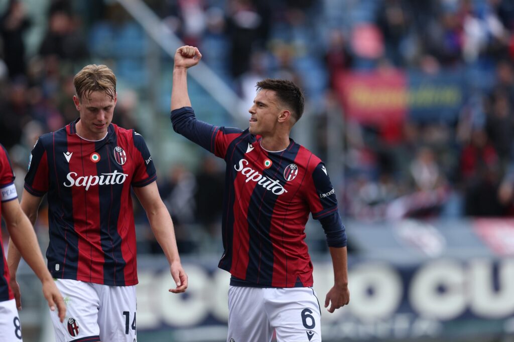 Nikola Moro in Bologna-Pisa (© Bologna FC 1909)