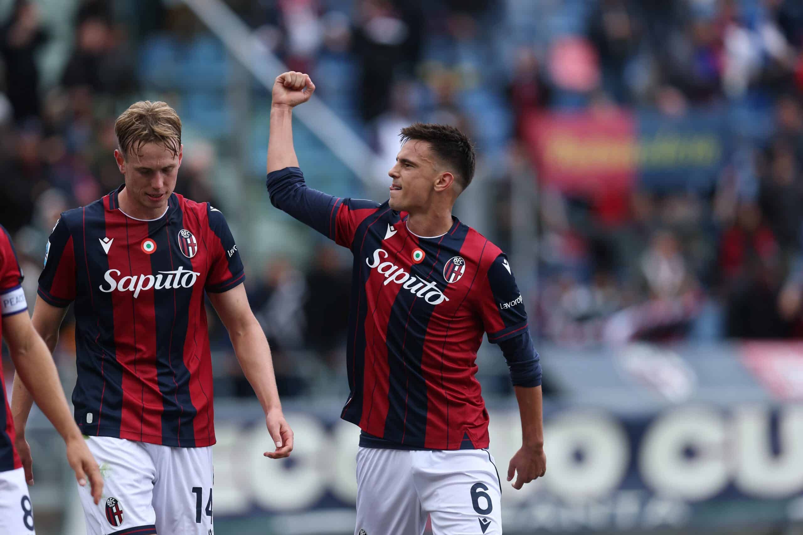 Nikola Moro in Bologna-Pisa (© Bologna FC 1909)