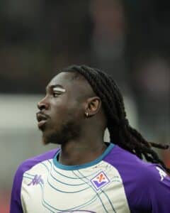 Moise Kean, attaccante della Fiorentina (© ACF Fiorentina)