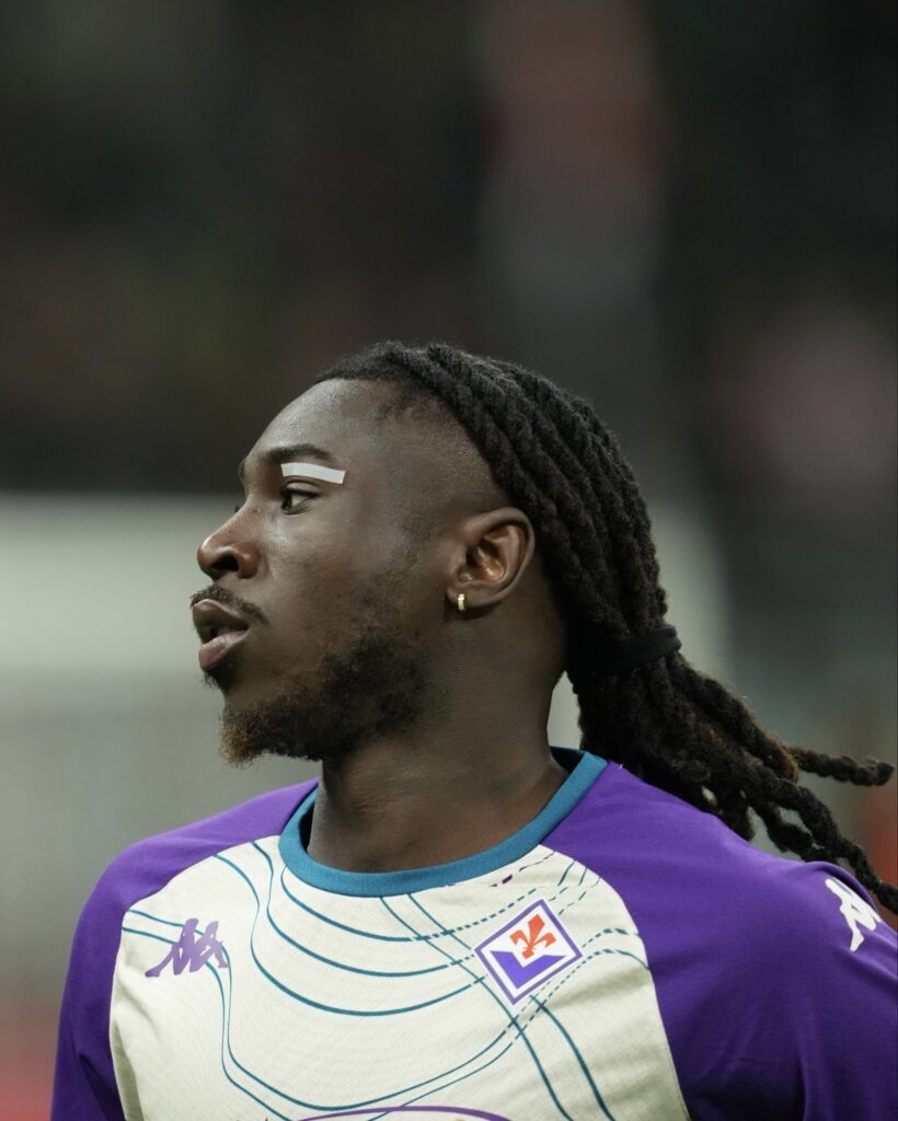 Moise Kean, attaccante della Fiorentina (© ACF Fiorentina)