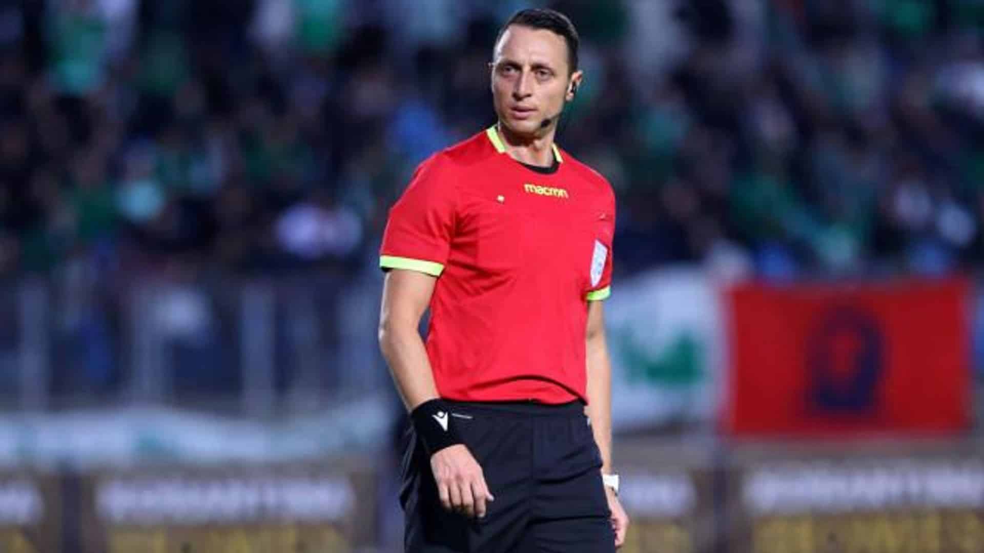 Rosario Abisso, arbitro di Bologna-Pisa