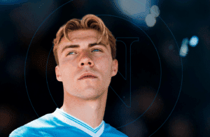 Rasmus Hojlund, attaccante Napoli (© SSC Napoli)