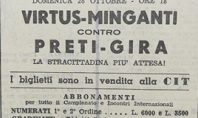 Virtus Pallacanestro Ventiduesima puntata. Subito derby al Palasport.