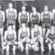 Virtus Pallacanestro Venticinquesima puntata. La Virtus 1963/64. In poedi: Borghetti, Calebotta, Bonetto, Zuccheri, Alesini, Rossi. Sotto: Pellanera, A. Giomo, Lombardi, Tesoro.