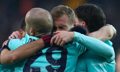 Il Bologna festeggia a Udine crediti BolognaFc 1909