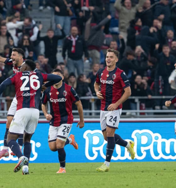 Bologna-Napoli 2-0, ora i rossoblù sono al quinto posto della classifica di Serie A (©Damiano Fiorentini)