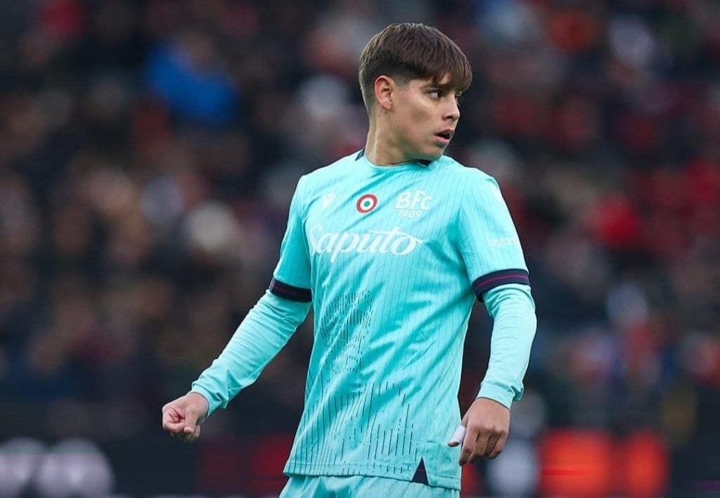 Benjamin Dominguez in Udinese - Bologna (© Bologna FC)