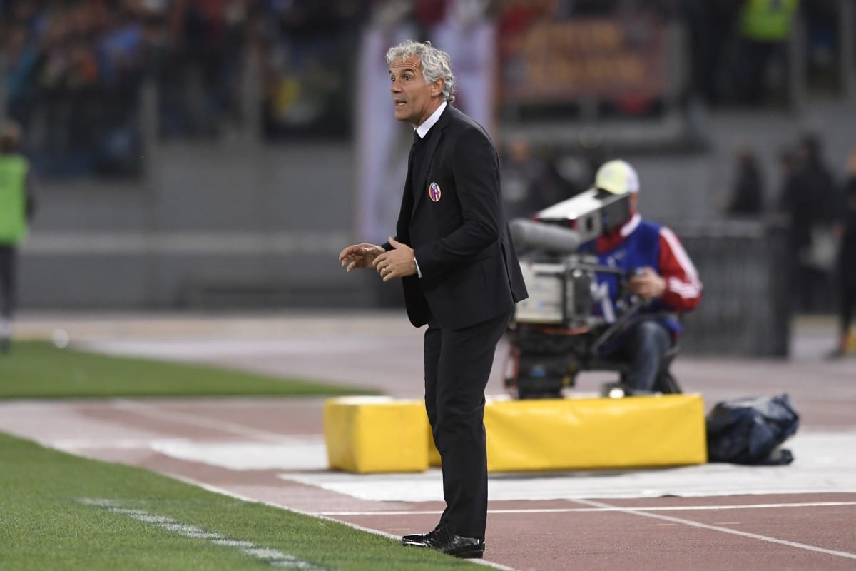 Roberto Donadoni, in panchina ai tempi del Bologna