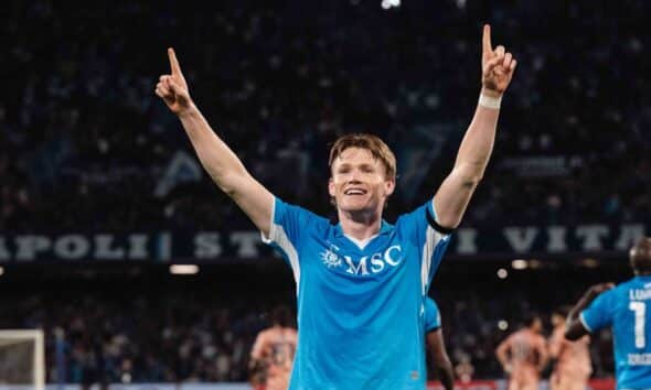 Scott McTominay, giocatore più importante dello scacchiere tattico del Napoli di Antonio Conte