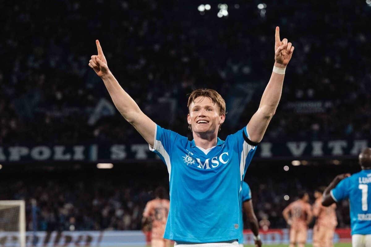 Scott McTominay, giocatore più importante dello scacchiere tattico del Napoli di Antonio Conte